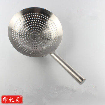  不锈钢大漏勺 网眼漏勺直径30cm