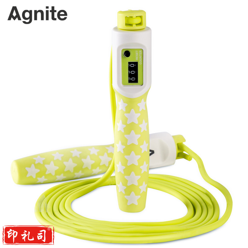 安格耐特F4138机械计数跳绳(混色)(单根装)(PVC绳)