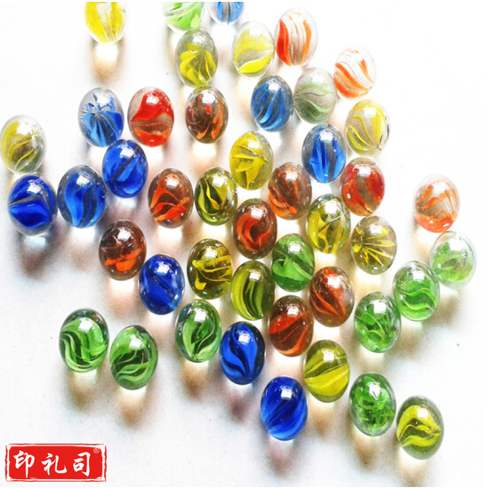  玻璃珠 玻璃球 弹球 玻璃弹珠 玩具弹珠 10粒一组 混色