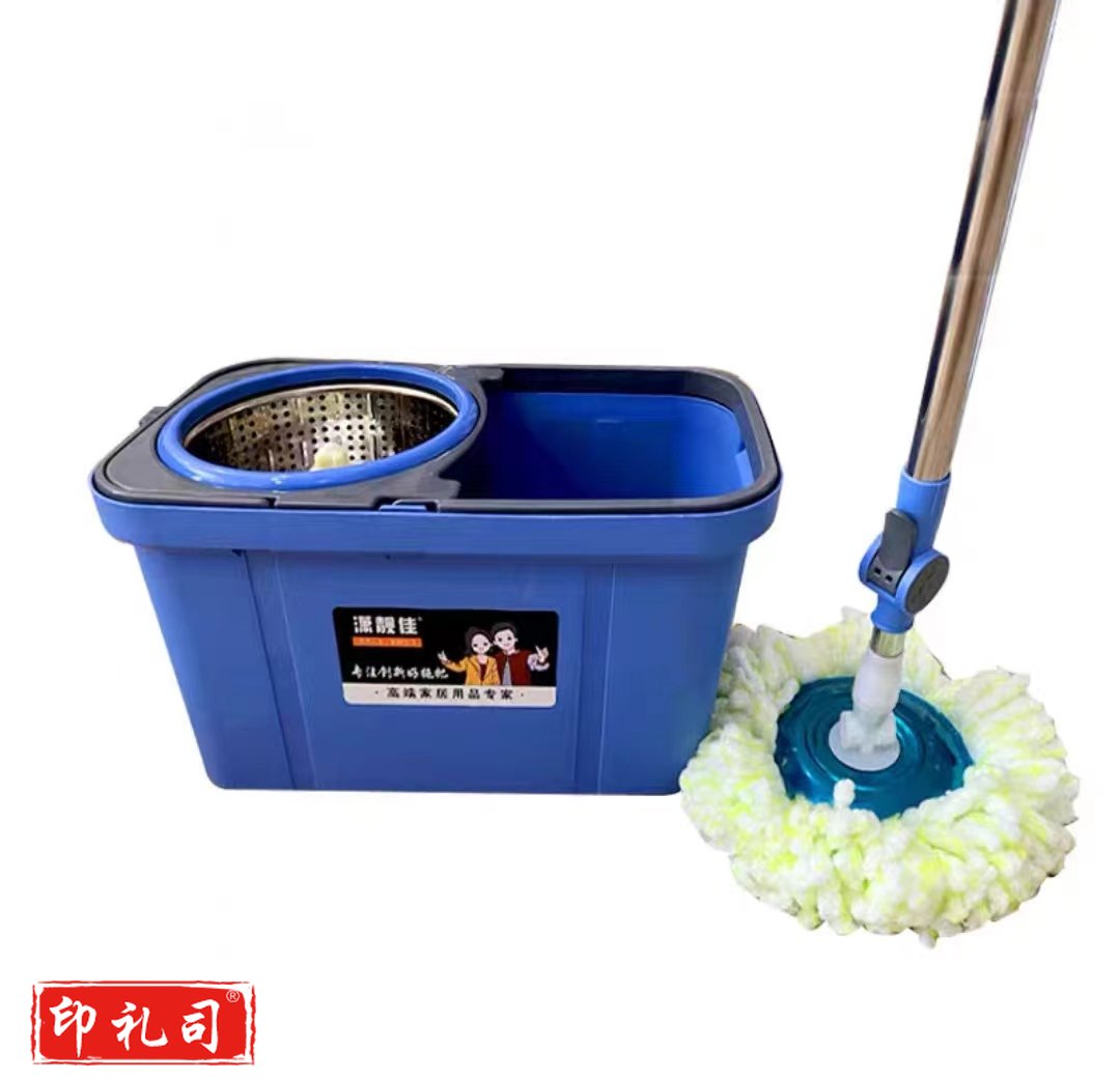  旋转拖把家用免手洗甩干拖把桶套装带轮 单位：套