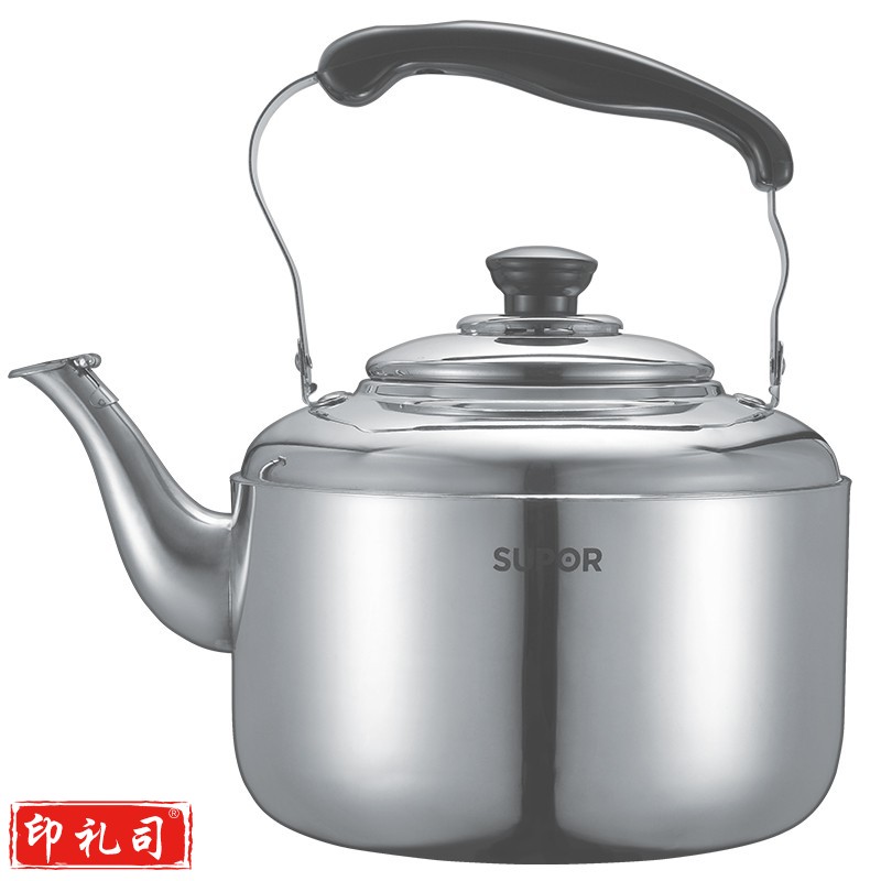 苏泊尔SUPOR时尚鸣音304不锈钢水壶4L烧水壶燃气专用SS40Q1