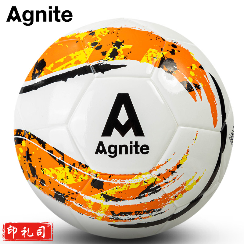 安格耐特(Agnite) FE102_5号TPU机缝足球(橙+黄+白)(个)