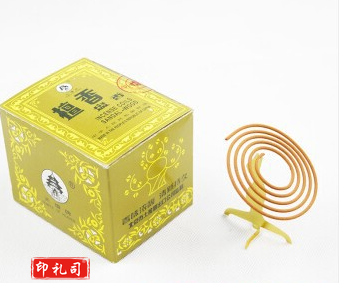  天檀天坛牌檀香盘香熏香保洁卫生间宾馆檀香 40盘/盒