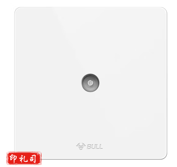公牛(BULL)开关插座 G12系列 插入式一分支电视插座86型面板G12T103C 象牙白