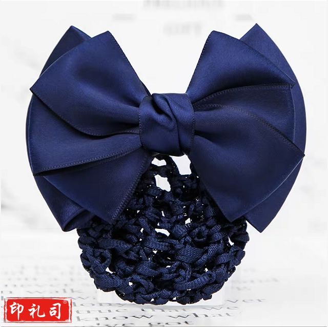  头花 职业盘发网兜 工作发夹发饰