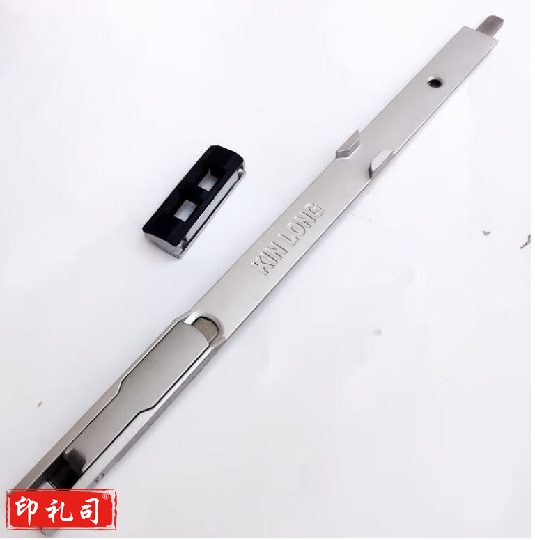  断桥铝大门平开门 插销加底座