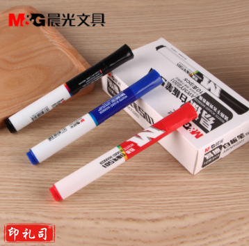 晨光(M&G)AWMY2201 黑色易擦白板笔 10支/盒
