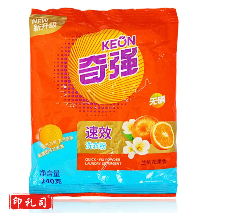 奇强洗衣粉 奇强240克速效洗衣粉 去污洁净