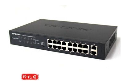普联(TP-LINK )16口交换机48V输出vlan隔离SL1218MP