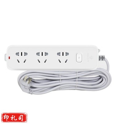 公牛 3位5米总开关B5030 插座板排插长线拖线板多插位插线板