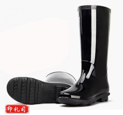 橡胶雨鞋 雨靴 扫雪工具鞋防滑雨靴