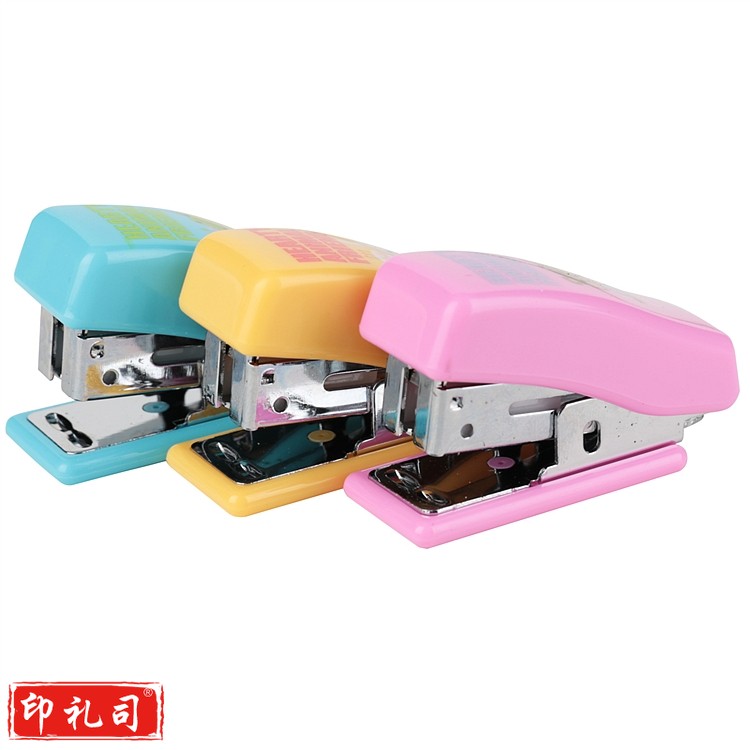 得力 0303 迷你订书机  （12#钉）颜色随机