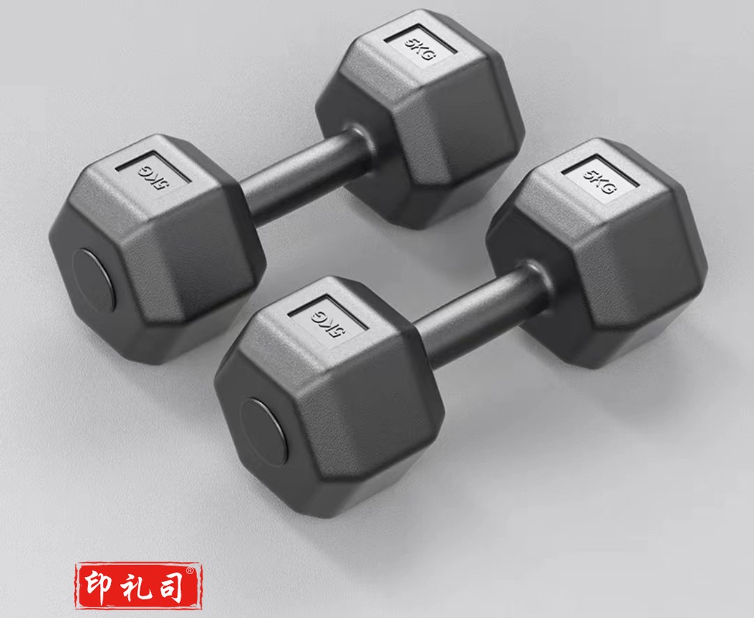环保六角哑铃男士家用健身哑铃 5kg*2