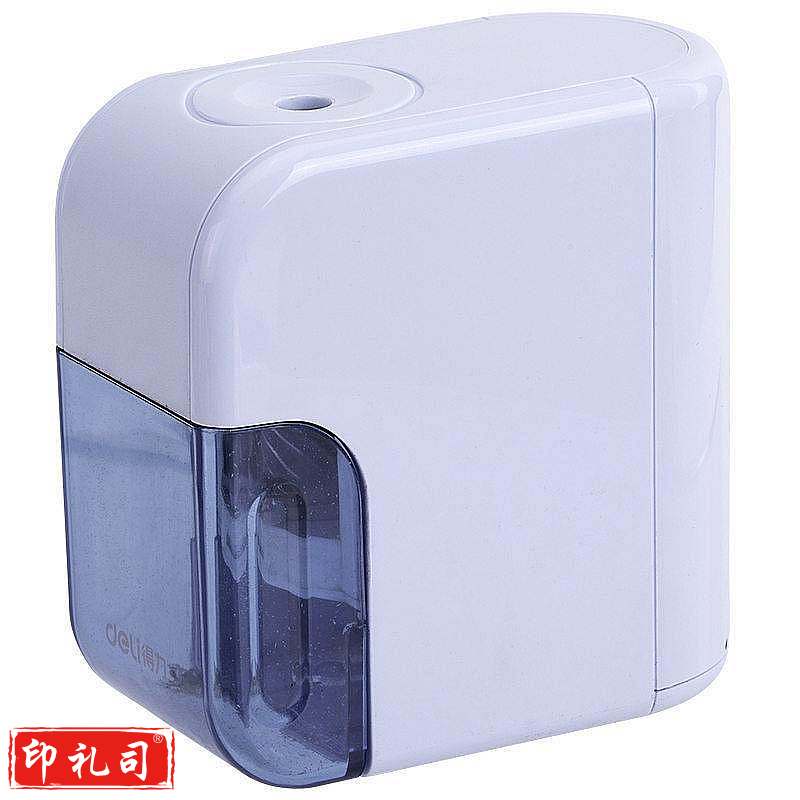 得力 0714 乐素系列电动削笔机 蓝色