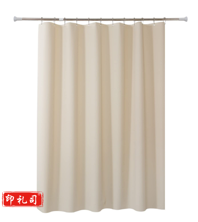 纯色peva浴帘防水加厚