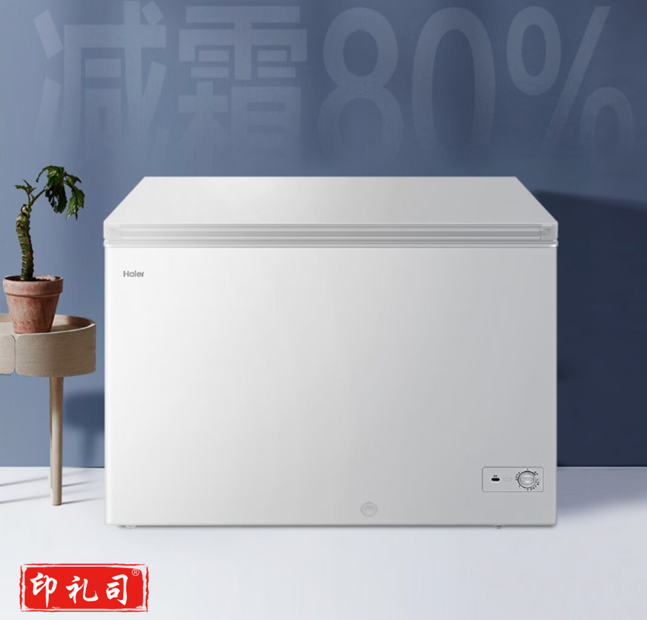 海尔(Haier)300升低霜卧式商用家用冰柜 商用大容量 冷藏柜大冷冻柜冰柜家用冰箱大冷柜BC/BD-300GHD
