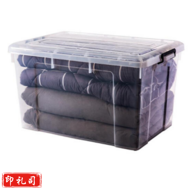 透明收纳箱储物盒 周转箱整理箱100#L61.5*43*34.5cm