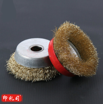 角磨机钢丝刷打磨除锈 碗型钢丝轮 钢丝球(5个起售)