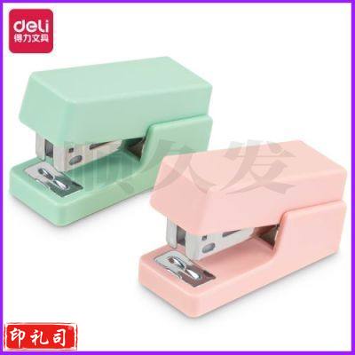 得力(deli) 0283 12页迷你订书机 混色
