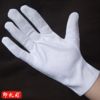  云龙艳丽汗布手套棉布手套 礼仪手套 白手套棉毛汗布手套12付/包