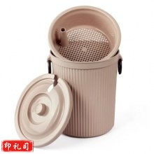  功夫茶具塑料茶水桶茶桶茶渣桶排水桶带盖滤茶桶茶叶垃圾桶茶具桶