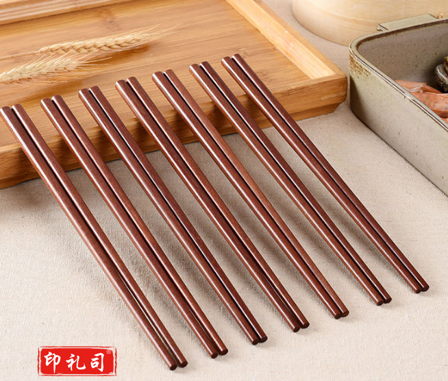 红檀木筷子 10双/套