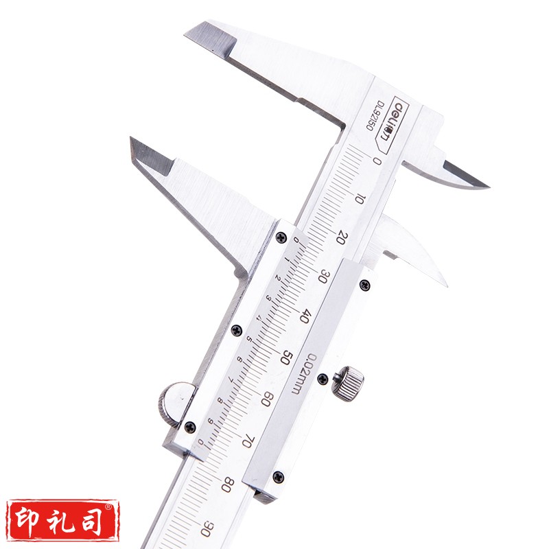 得力(deli) 机械式游标卡尺 内径外径卡尺150mm DL92150.