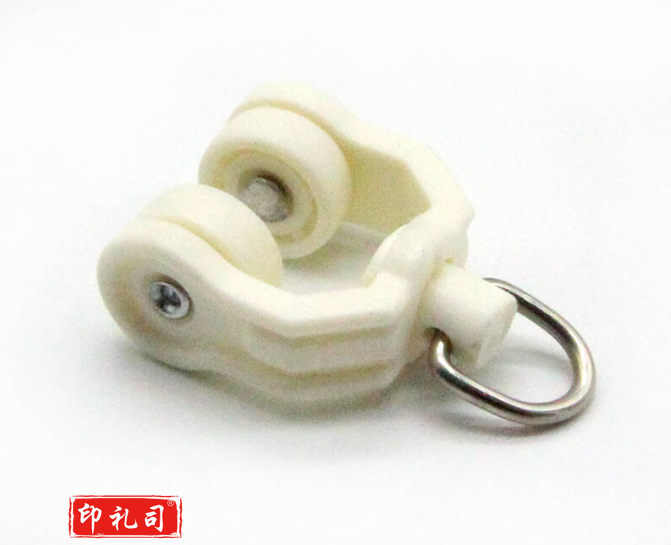  窗帘轨道配件滑轮子辅料滚轮老式直轨弯轨导轨挂 钩环滑轨走轮滑轮