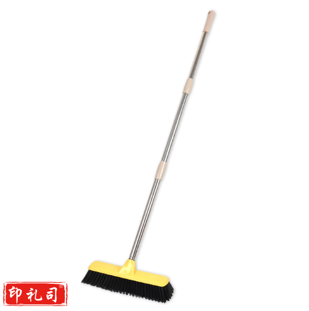  软毛刷子长杆地板刷 浴室清洁刷 刷子长31cm 杆长约120cm