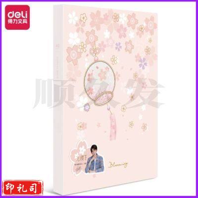 得力72733光樱下40页资料册(红)(个)