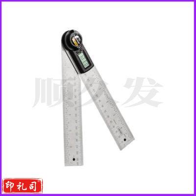 得力工具 DL305200 数显角度尺不锈钢(黑) 200mm（单位：把）