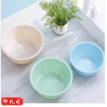 加厚小号耐摔塑料脸盆宿舍面盆脚盆 颜色随机
