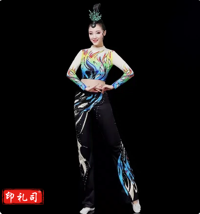  体操比赛服大众健身操啦啦操演出服