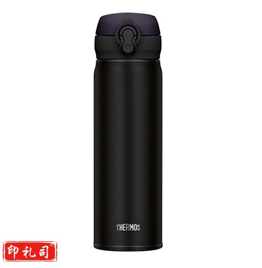 膳魔师(THERMOS) 保温杯保冷杯磨砂黑500ml 旅行便携不锈钢车载水杯学生杯子生日礼物多色可选JNL-502