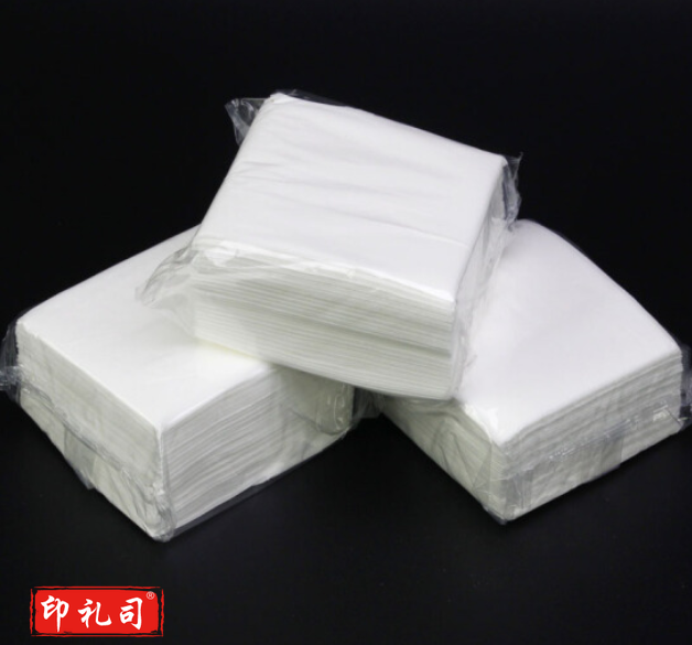 小抽纸派洁士餐巾纸方形原生木浆双层100抽*100包*1箱
