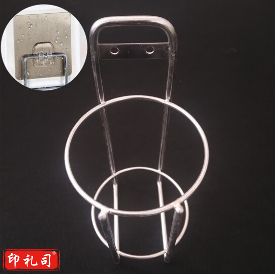 电梯放置洗手液架 医院洗手液挂架走廊电梯扶手酒精消毒液放置架固定免打孔圆形挂钩 直径10.5_挂钩式