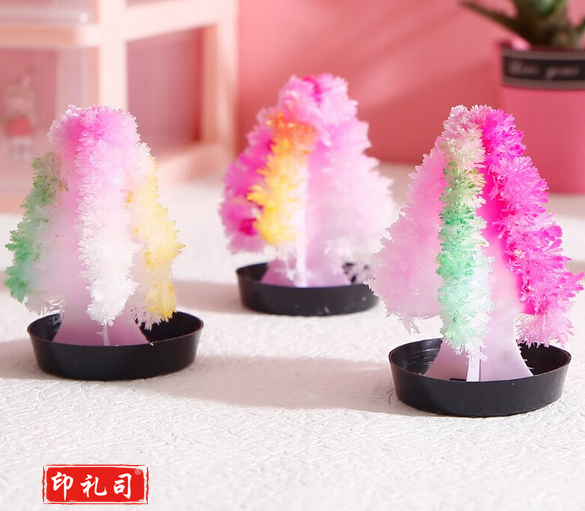 浇水开花魔法树 白色 彩色大款-送30g药水