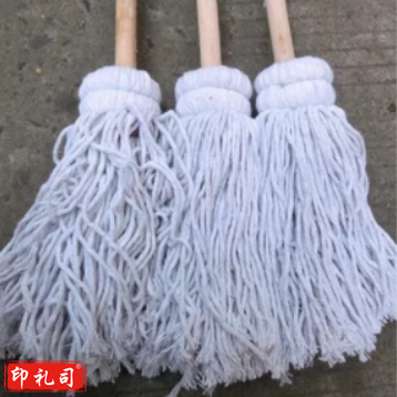 巨联 大圆头木把墩布棉线吸水拖把老式拖布10个起售.