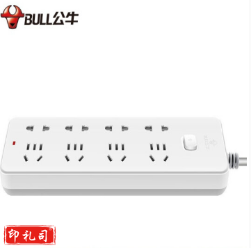 公牛(BULL)GN-403 新国标插座 8位总控全长5米