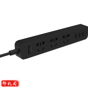 小米(MI)米家新国标USB插座/插线板/插排/排插/拖线板/插板/接线板 3USB接口+3孔位 总控 全长1.8米