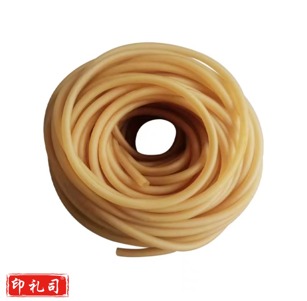 黄色空心软管皮筋8*12