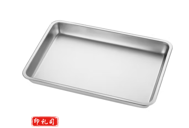 不锈钢托盘长方形平底方盘子304 深10