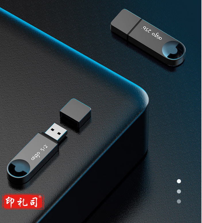 爱国者(aigo)128GB 优盘U盘 USB3.2U盘 U336 金属盖帽 系列效率快传 微笑办公闪存盘U盘