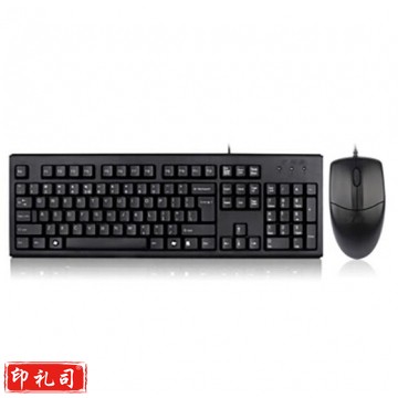 双飞燕 KK-5520N 有线键盘鼠标套装台式机电脑笔记本外接键鼠防水办公 双USB接口 PJ.943
