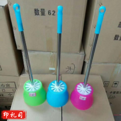 马桶刷 带座马桶刷 坐便器清洁刷不锈钢长柄洗厕所刷子