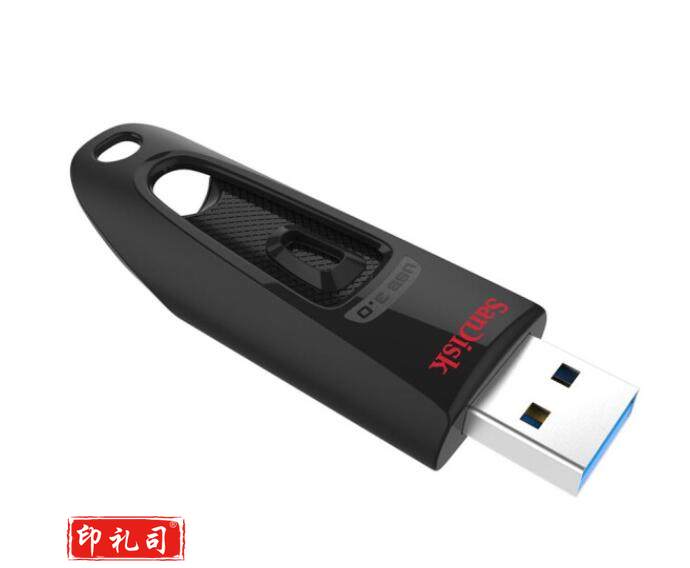 闪迪(SanDisk)64GB USB3.0 U盘 CZ48至尊高速 黑色 读速130MB/s  