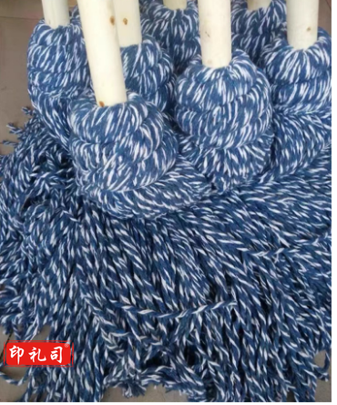 墩布 棉线拖把 传统老式花棉线墩布 清洁墩布 拖布 (10个/捆)