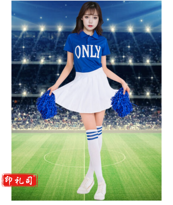 啦啦队服女团成人中学生运动会啦啦操演出服.