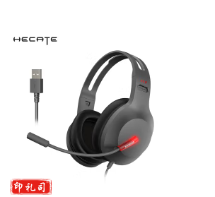 漫步者(EDIFIER)HECATE G1 USB数字解码 游戏耳机电竞耳麦头戴式电脑耳机麦克风吃鸡耳机带线控 灰色