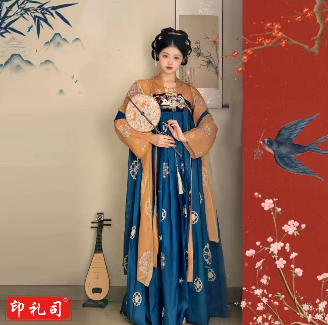 唐制汉服女国风款